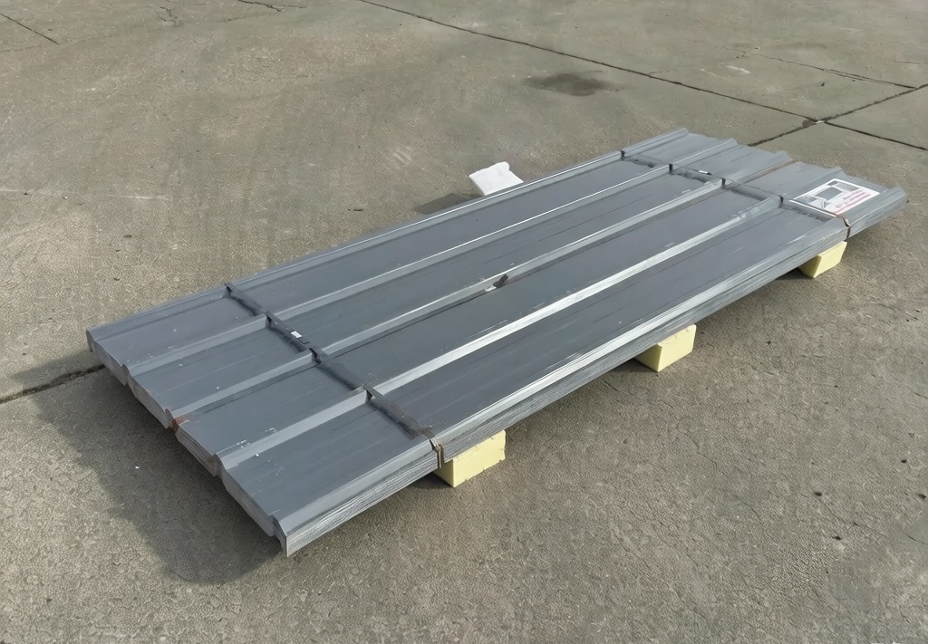 Grey Metal Roof Panels 8'X3'-70pcs